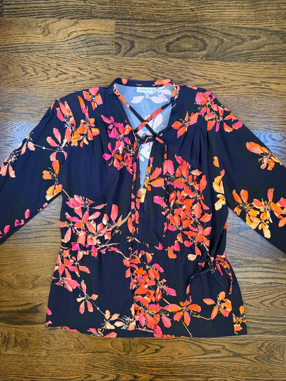 Dries Van Noten Floral Print Blouse Size 34 X-Small